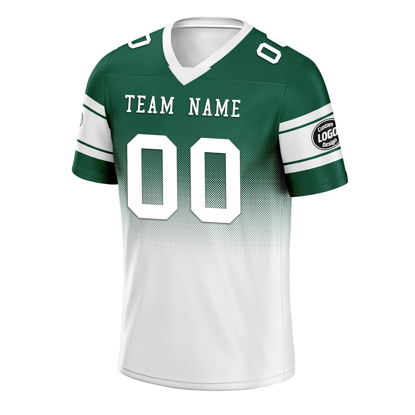 Custom Green & White New York Football Jersey and Hat Combo - Personalized NFL Fan Gear for Men & Women - Perfect for Game Day, Tailgating, and Sports Events