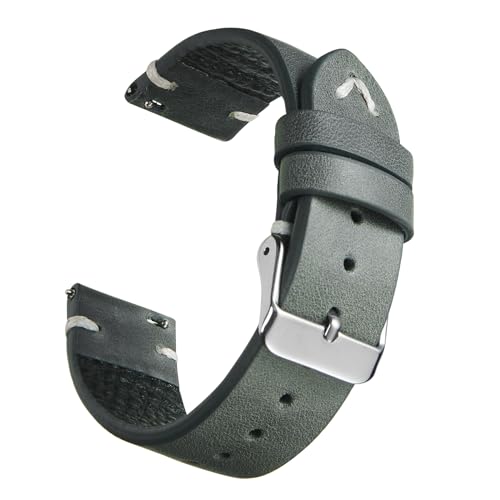 dark gray & sliver buckle
