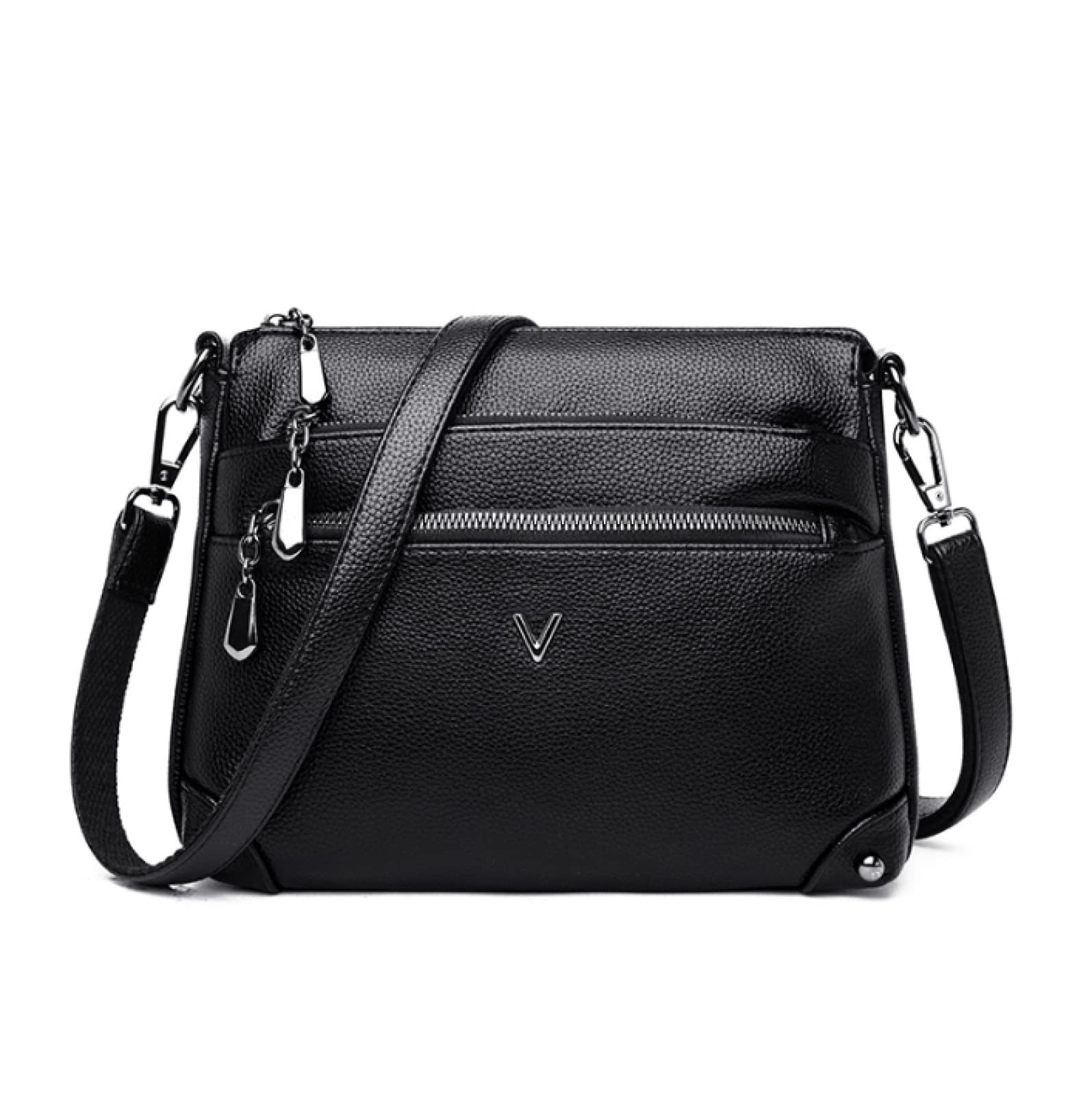 2022 Luxury Women's Leather Messenger Bags - Designer Shoulder Tote Handbags for Work, Travel & Everyday Use