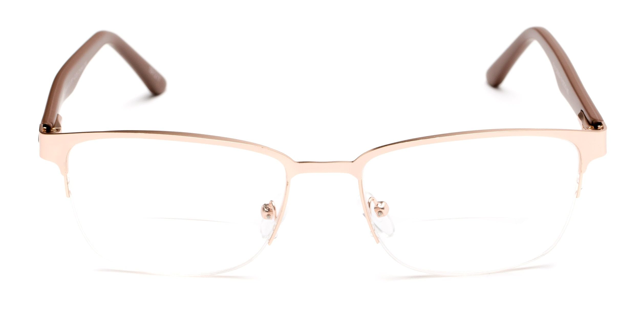 Polk Bifocal Reading Glasses for Men & Women - Rectangle Frame Readers with Clear Vision - Perfect for Reading, Computer Work & Daily Use
