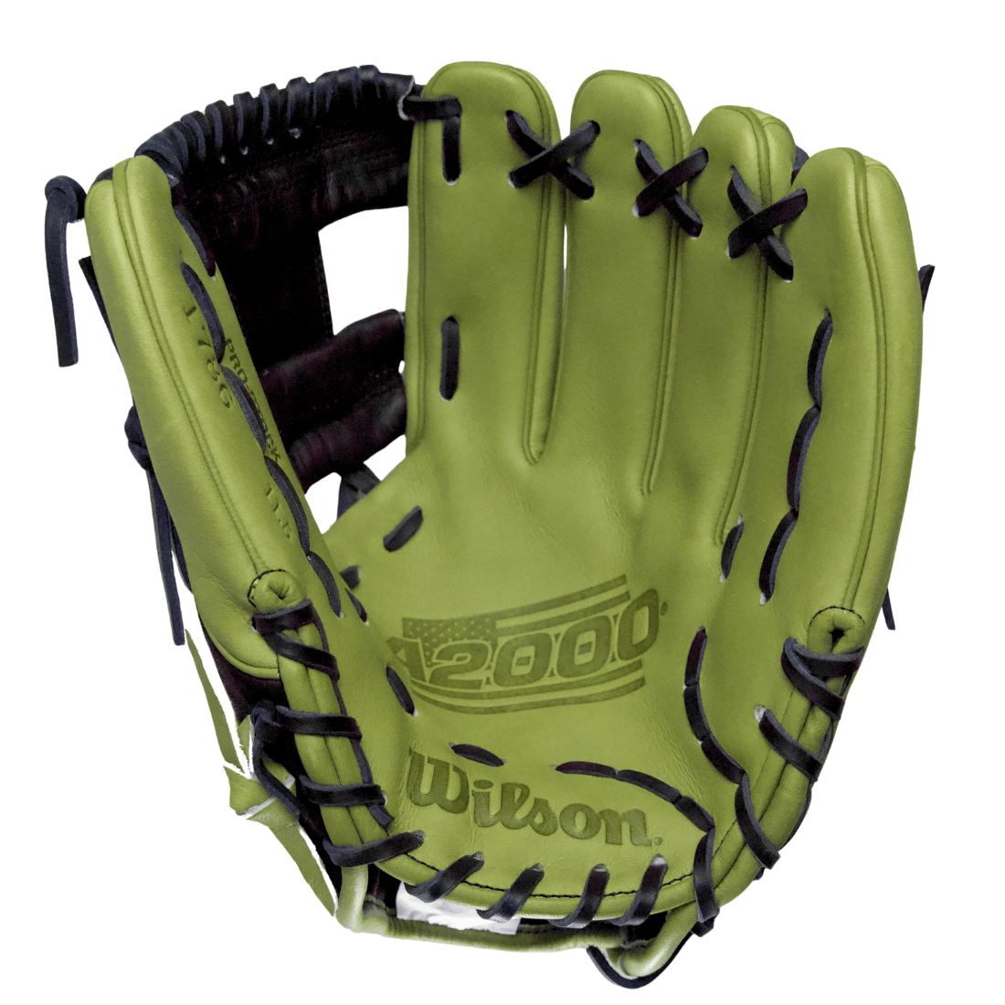 Wilson A2000 1786 Standard Issue 11.5 Inch Infield Baseball Glove - Military Green | Professional Baseball Glove for Infielders | Perfect for Practice, Games & Training
