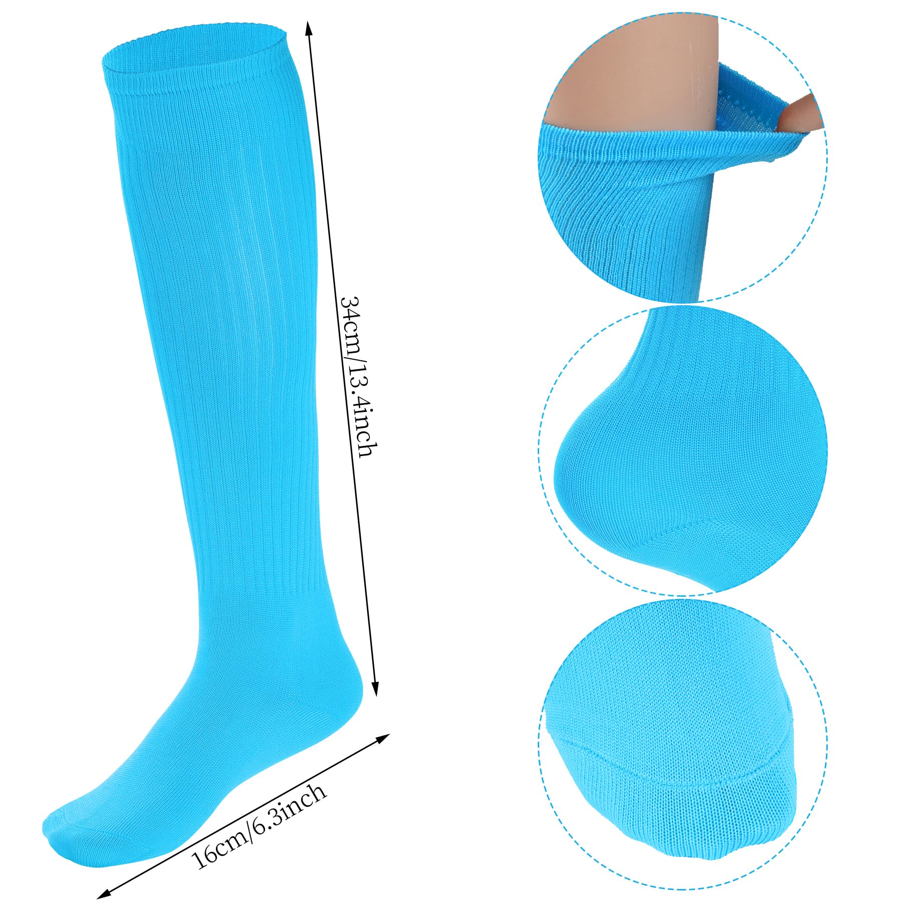 Youth Baseball Socks & Belt Set for Boys & Girls - Elastic Waist Softball Belt - Perfect for Little League Games & Practice Sessions
