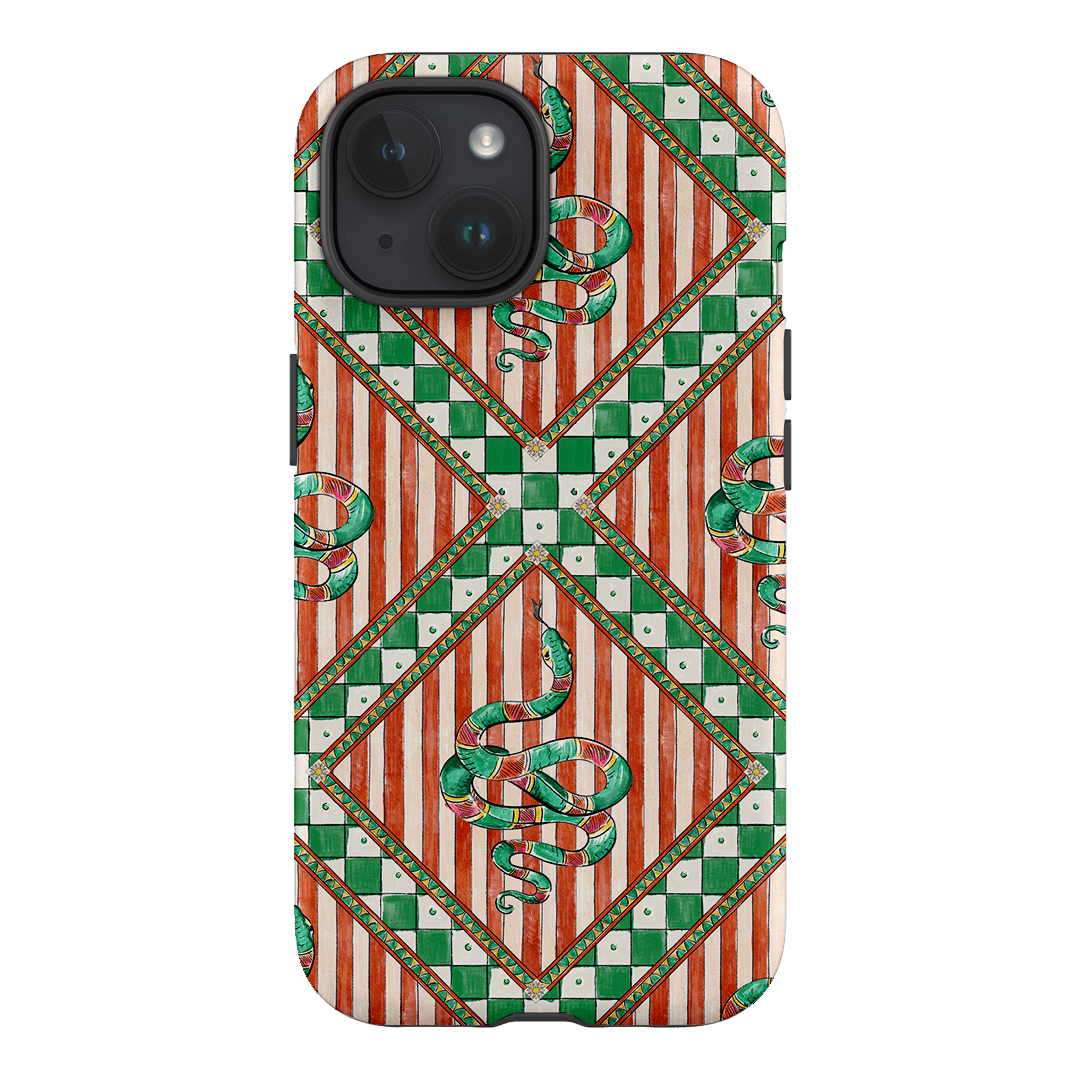 Premium Serpent Pattern Phone Case - Stylish & Durable Protective Cover for iPhone & Android - Perfect for Everyday Use, Travel & Outdoor Adventures