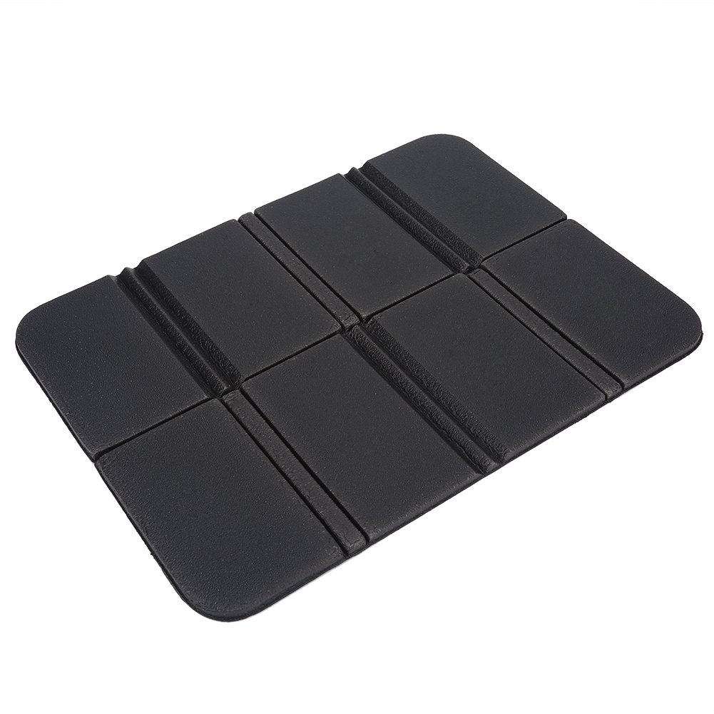 Foldable Outdoor Picnic Seat Cushion - Waterproof XPE Foam Camping Mat for Hiking, Backpacking & Picnics - Portable & Lightweight (Black) | Perfect for Beach, Park, Camping & Outdoor Adventures