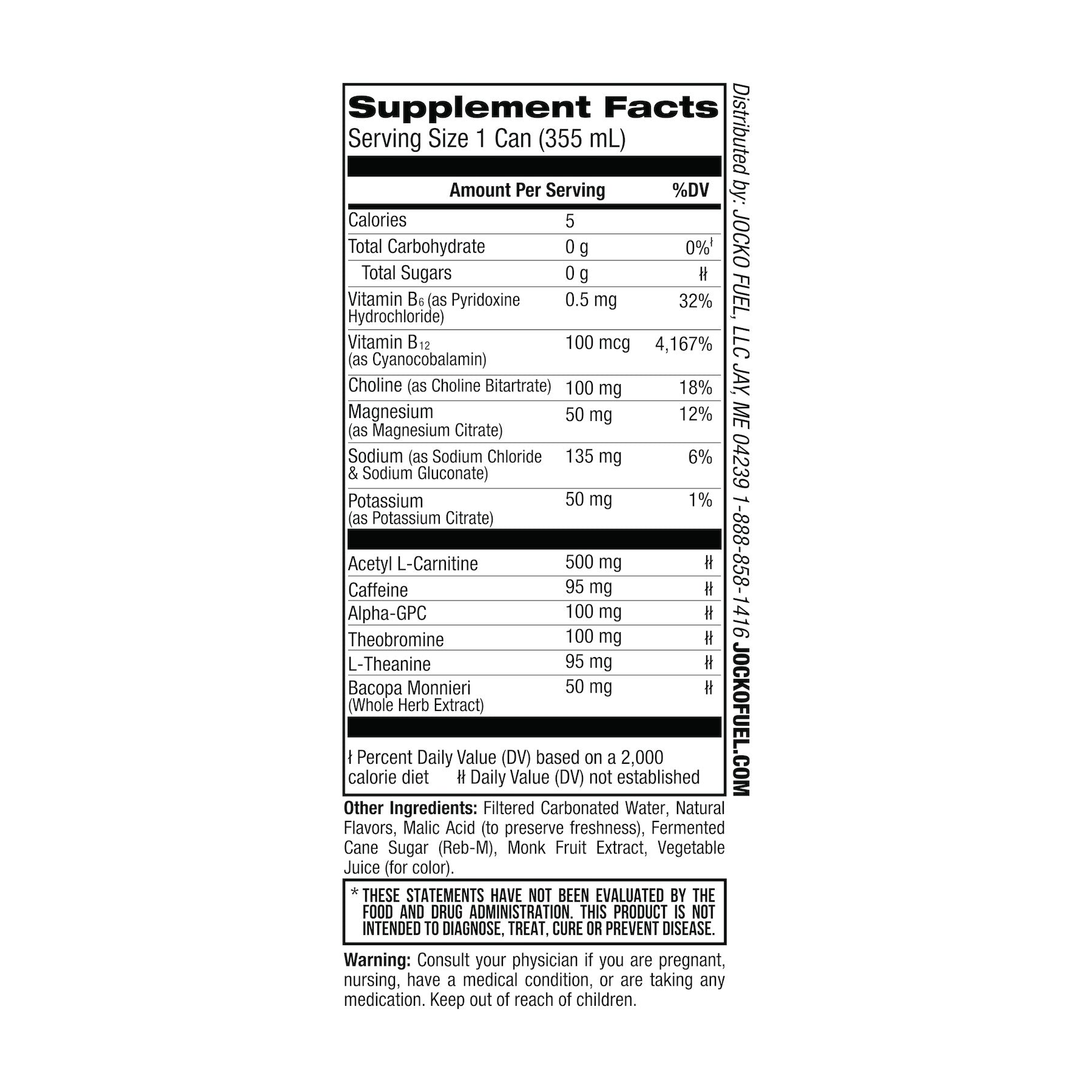 JOCKO GO Energy Drink 12 Pack - Sugar Free Pre Workout Supplement with Natural Caffeine & Electrolytes - Boost Energy & Focus for Gym, Running & Outdoor Activities