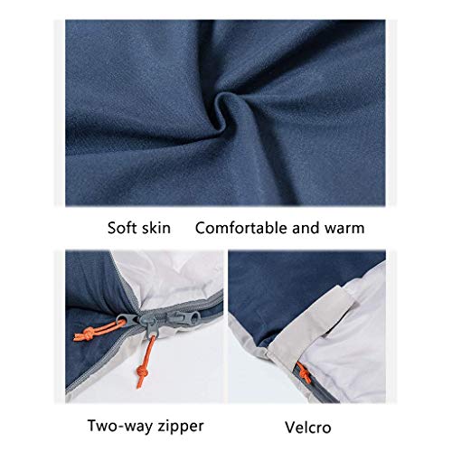 Polar Bear Double Sleeping Bag - Lightweight, Compact & Waterproof for Extreme Temperatures - Perfect for Camping, Hiking & Backpacking - Indoor & Outdoor Use for Adults & Kids