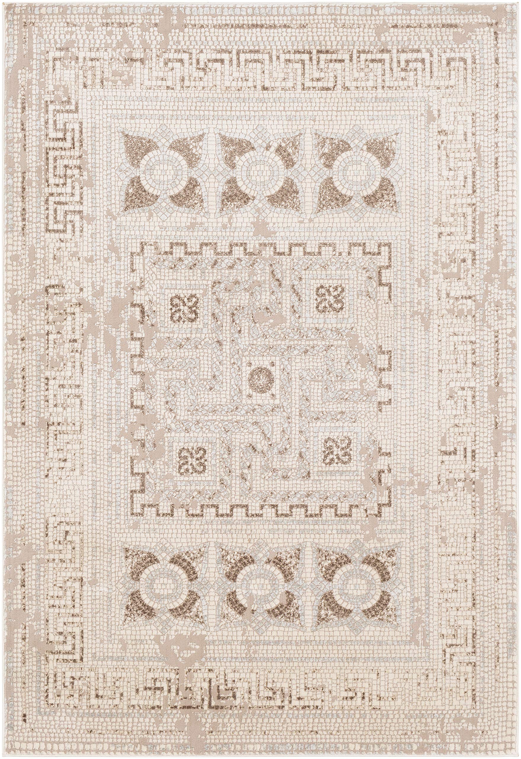Artistic Weavers Updated Traditional Beige Area Rug 2' x 3' - Perfect for Living Room, Bedroom & Home Decor