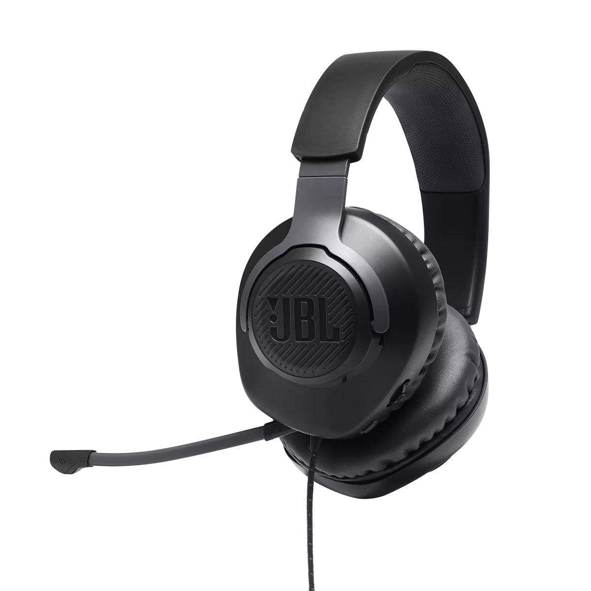JBL Quantum 100 Wired Over-Ear Gaming Headset with Detachable Mic - Noise Cancelling for PC, PS4, Xbox & Mobile Gaming