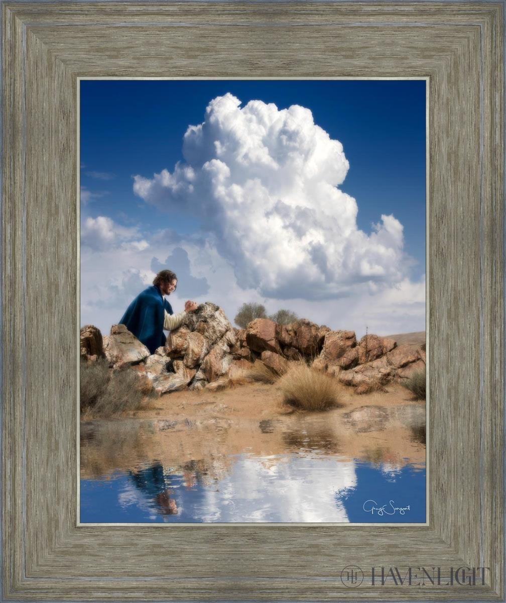 Reflections of Christ - Inspirational Christian Wall Art for Home & Church Decor | Perfect for Living Room, Bedroom & Prayer Spaces