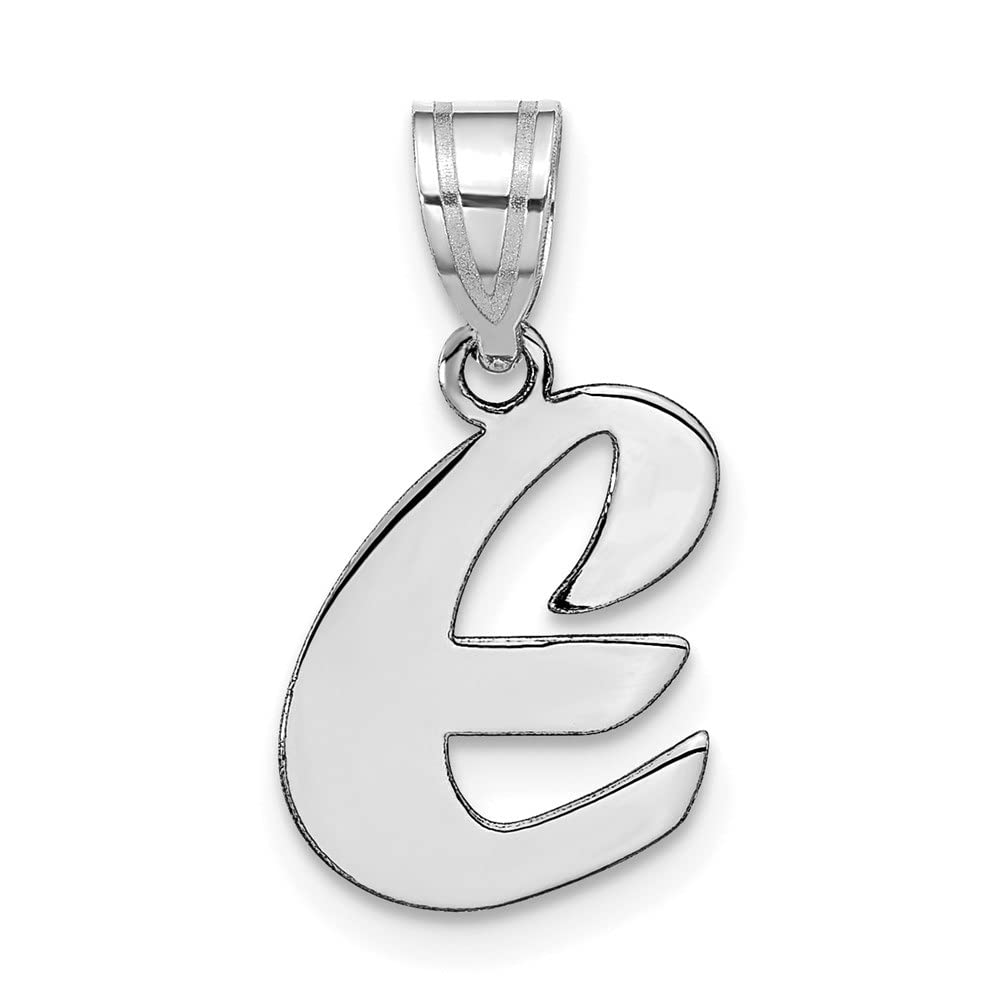 14K Gold Polished Script Letter Initial Pendant Necklace for Women - Personalized Name Jewelry, Dainty Alphabet Charm, Gift for Her - Perfect for Birthdays, Anniversaries & Everyday Elegance
