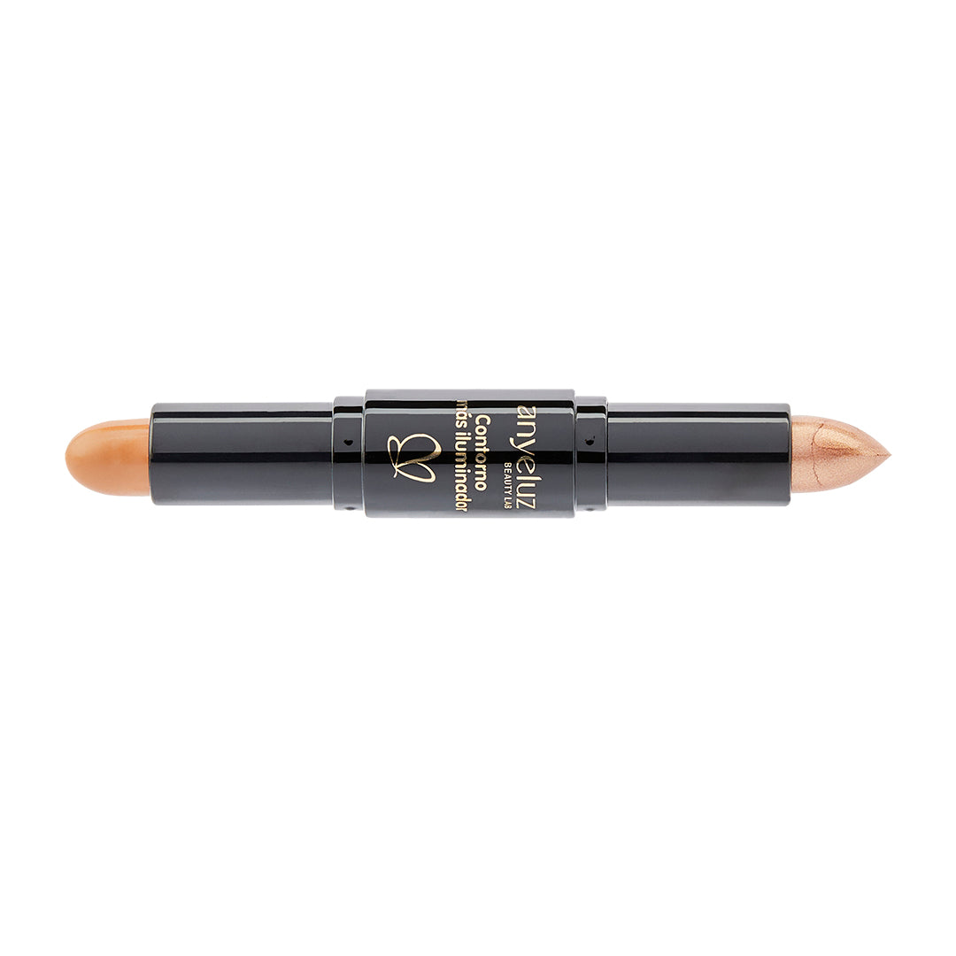 DUO Contorno & Iluminador Anyeluz - Contour & Highlighter Makeup Kit for a Flawless Glow | Perfect for Everyday Makeup & Special Occasions