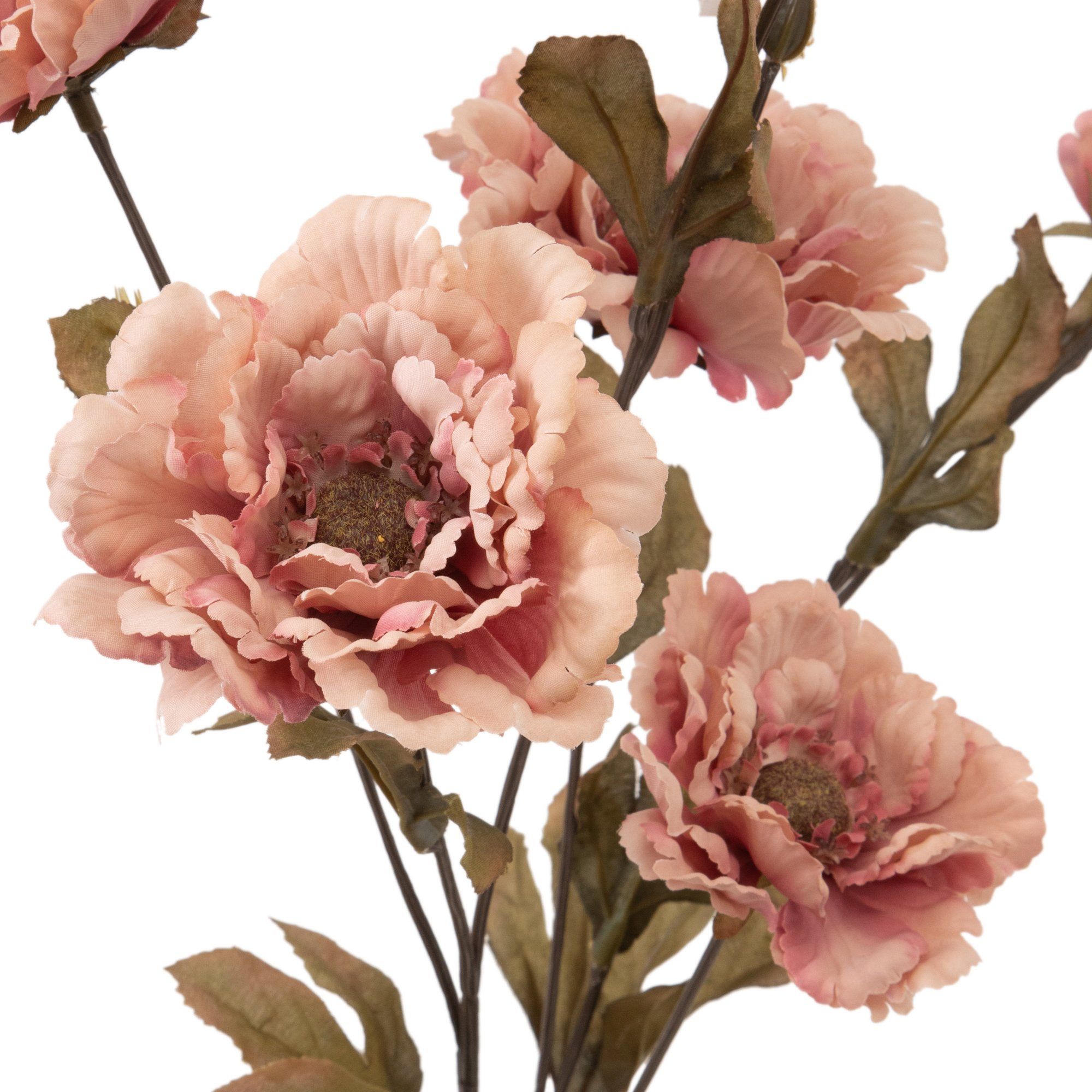 Lotus Peony Artificial Silk Flowers - Pink Floral Decor for Home, Wedding, Party, and Event Centerpieces