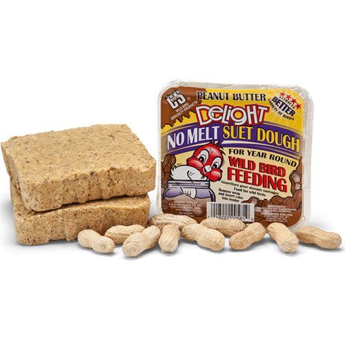 Premium Peanut Butter Suet Cakes for Wild Birds - High Energy Bird Food for Year-Round Feeding - Attracts Woodpeckers, Nuthatches & Chickadees - Perfect for Backyard Bird Feeders & Nature Lovers