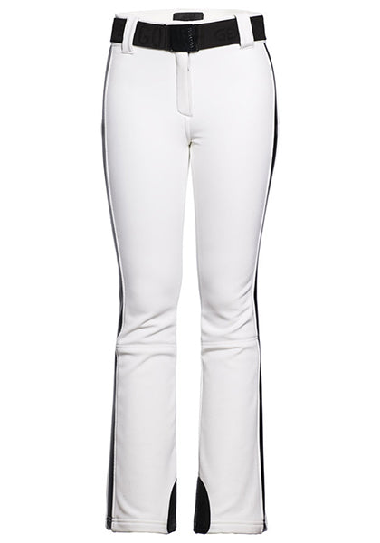 Goldbergh Paloma Pants - Women's High Waisted White Trousers for Office, Travel & Casual Wear