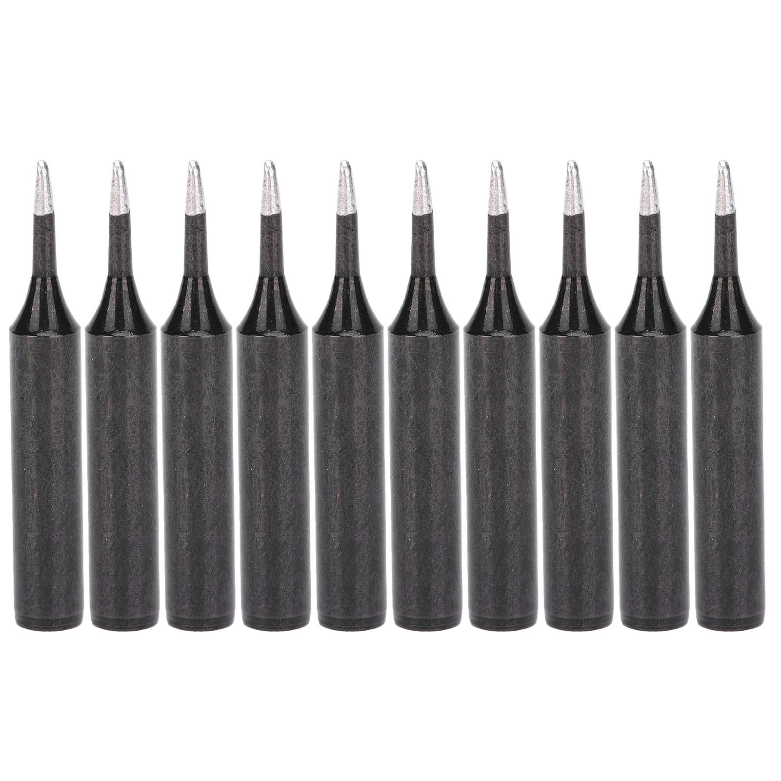 10Pcs 900M-T-1C Black Soldering Iron Tips for Welder Station - Internal Heating Type for Electronics Repair & DIY Projects