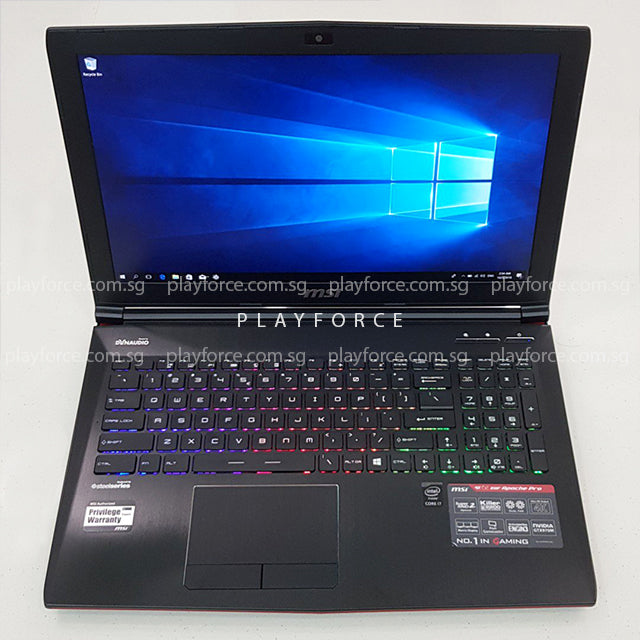 MSI GE62 2QF Gaming Laptop - Intel Core i7-5700HQ, NVIDIA GTX 970M, 1TB HDD + 128GB SSD, 15.6