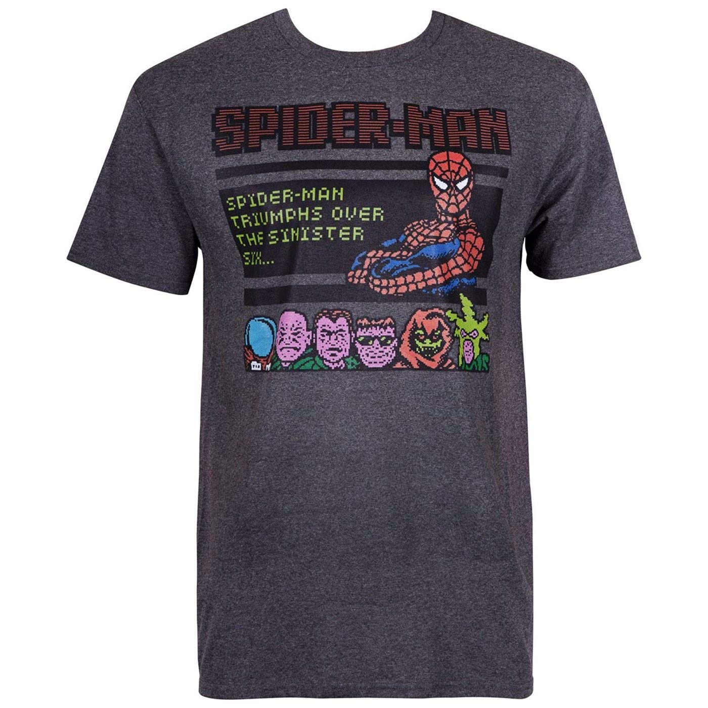 Spider-Man Arcade Style Graphic Men's T-Shirt | Superhero Comic Print Tee for Casual Wear & Cosplay