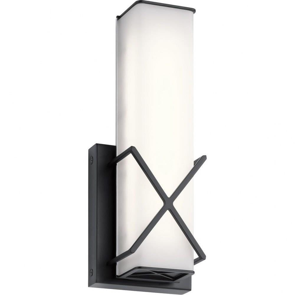 Illuminate Your Space with Elegance: The Modern Matte Black Steel Wall Sconce