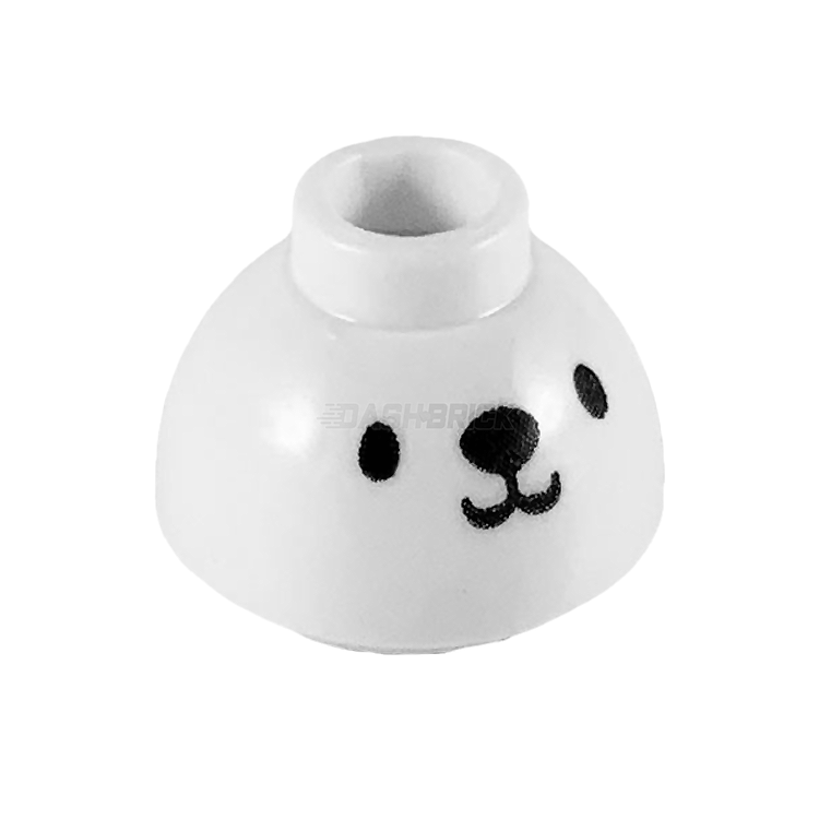 LEGO Minifigure Accessory - Food, Steam Bun, Animal Face [20952pb04] | Authentic LEGO Parts for Custom Minifigures & Diorama Building