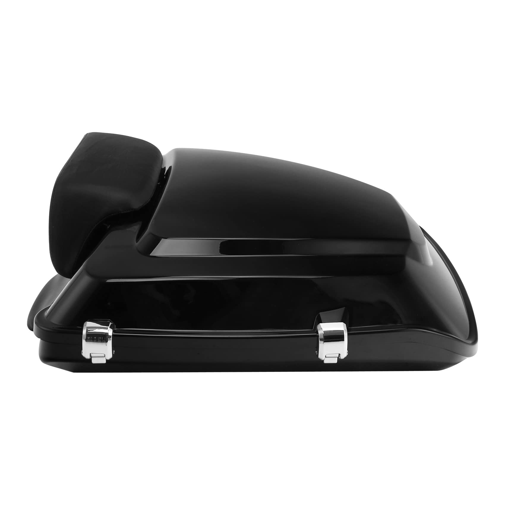 Green-L 5.5'' Razor Tour Pack Trunk with Backrest Pad for Harley Touring Road King Street Glide Electra Ultra 2014-2024 | Waterproof Motorcycle Luggage Storage for Long Rides & Road Trips