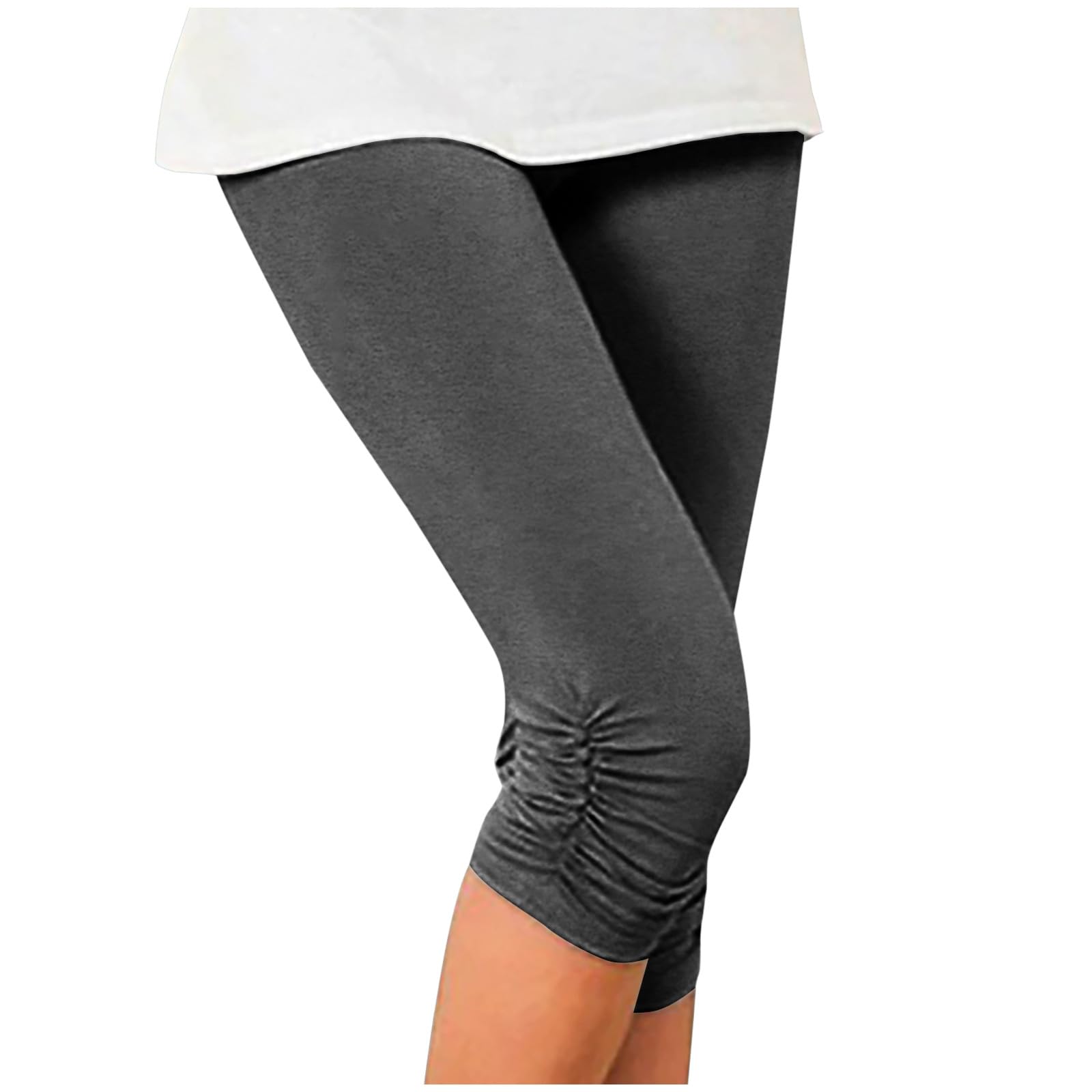 Women's Capri Pants 2024 - Summer Casual Stretchy Slimming Yoga Leggings with Hollow Out Design for Workout & Daily Wear | Perfect for Gym, Running, Lounge & Travel