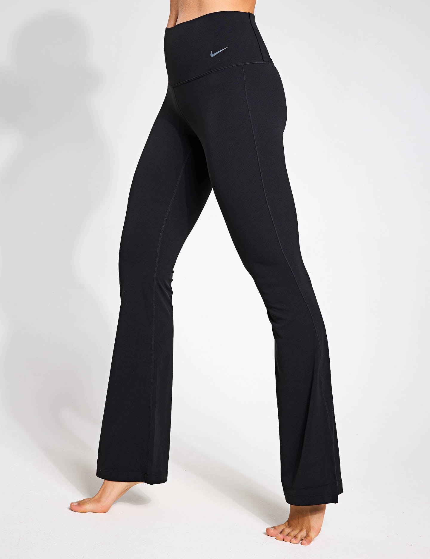 Zenvy High Waisted Flared Leggings for Women - Black Yoga Pants with Tummy Control - Perfect for Workouts, Yoga & Everyday Wear