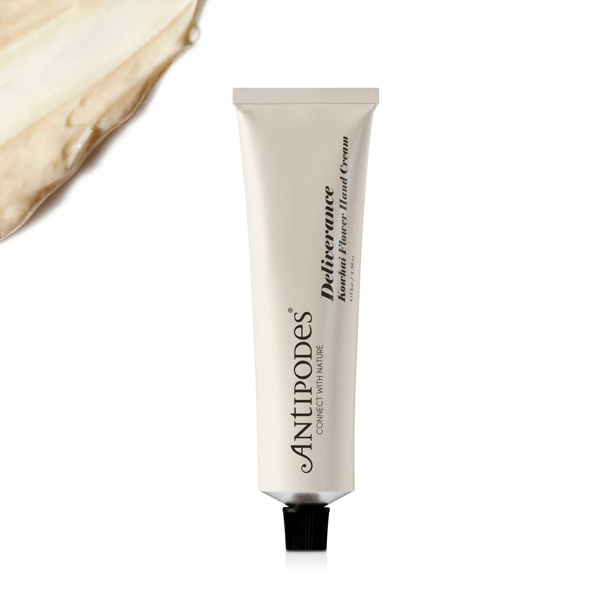 Antipodes Deliverance Kowhai Flower Hand Cream - Organic Moisturizer for Dry Skin, Natural Nourishing Care - Perfect for Daily Hydration & Gift Giving