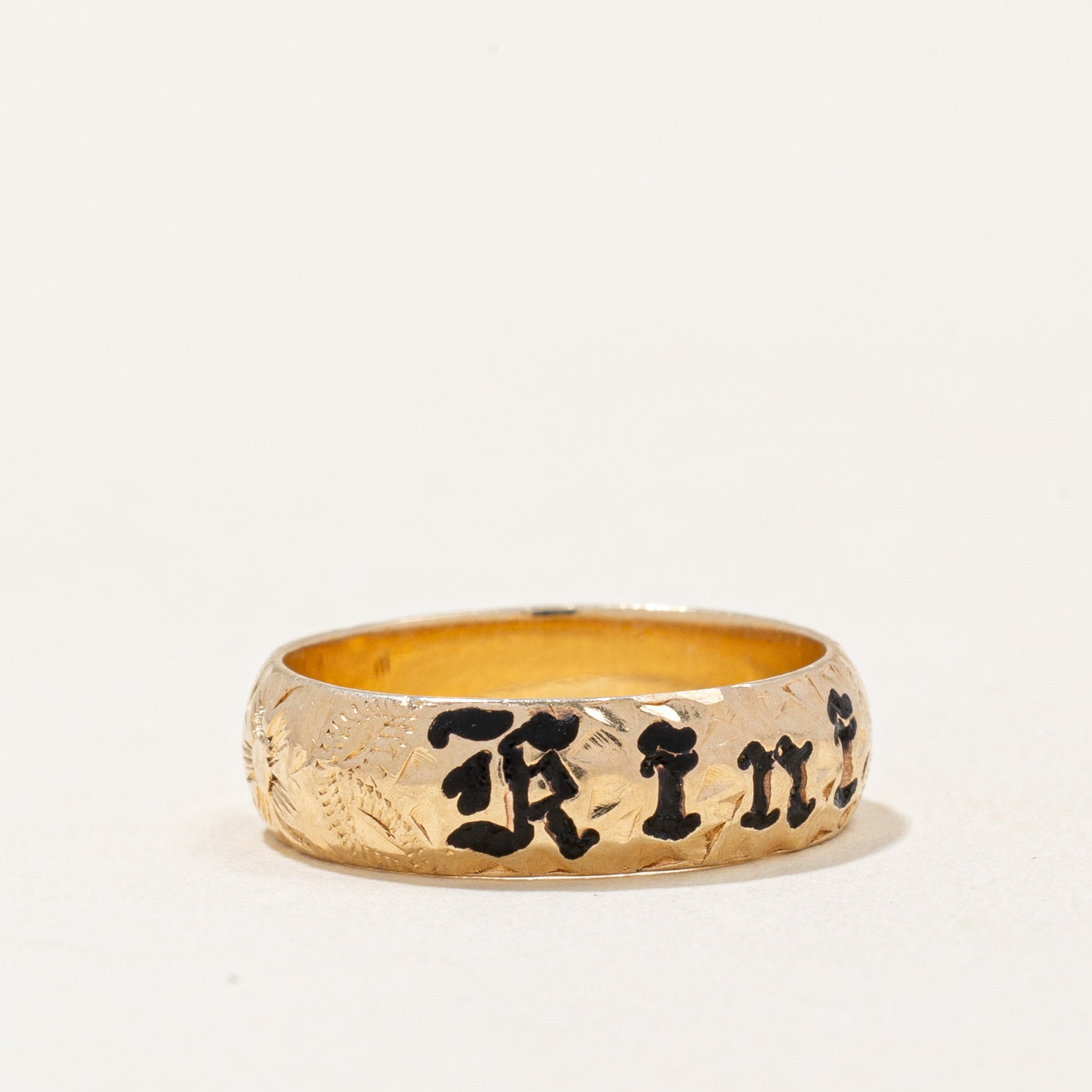 14K Yellow Gold Ring for Women - Size 4 - Elegant Minimalist Band for Everyday Wear, Anniversary Gift, Wedding Jewelry