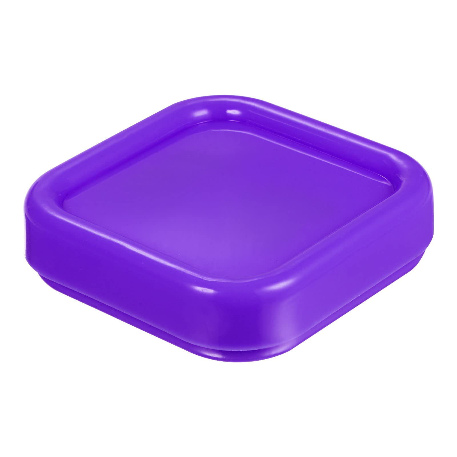 HARFINGTON Magnetic Pin Cushion - Square Plastic Sewing Pin Holder with Strong Magnets, Needle Storage Case for DIY Sewing Projects (Purple) | Perfect for Quilting, Dressmaking & Craft Organizers