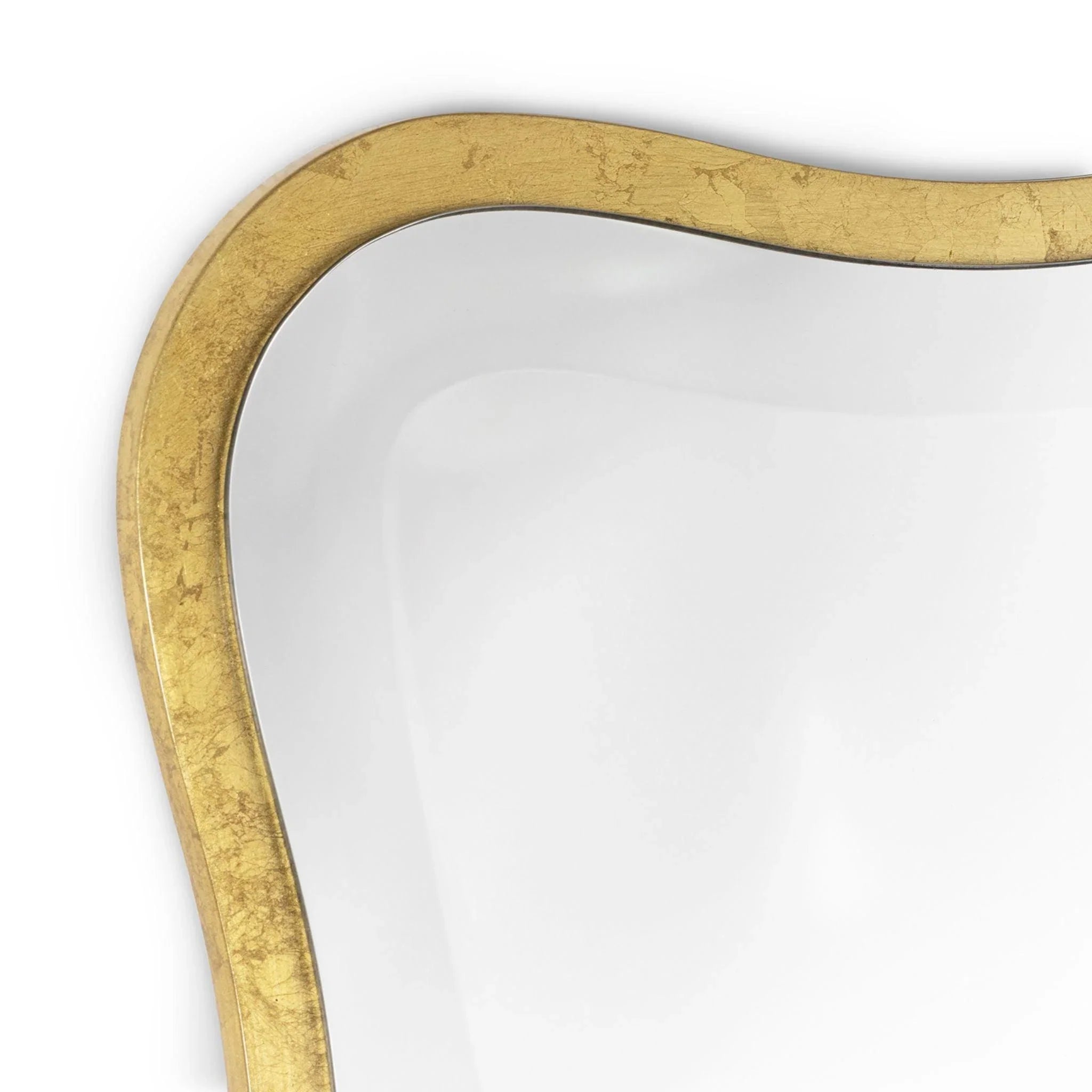 Elegant Candice Rectangle Gold Wall Mirror - Modern Home Decor for Living Room, Bedroom & Entryway