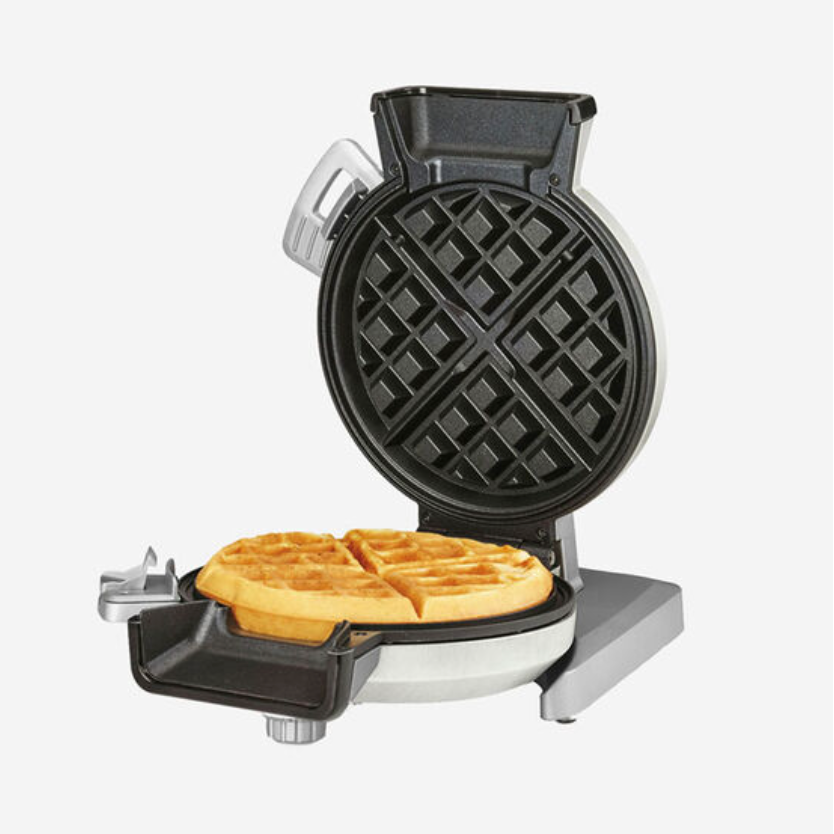 Cuisinart Vertical Waffle Maker - Belgian Waffle Iron with Non-Stick Plates, Adjustable Browning Control - Perfect for Breakfast, Brunch & Family Gatherings