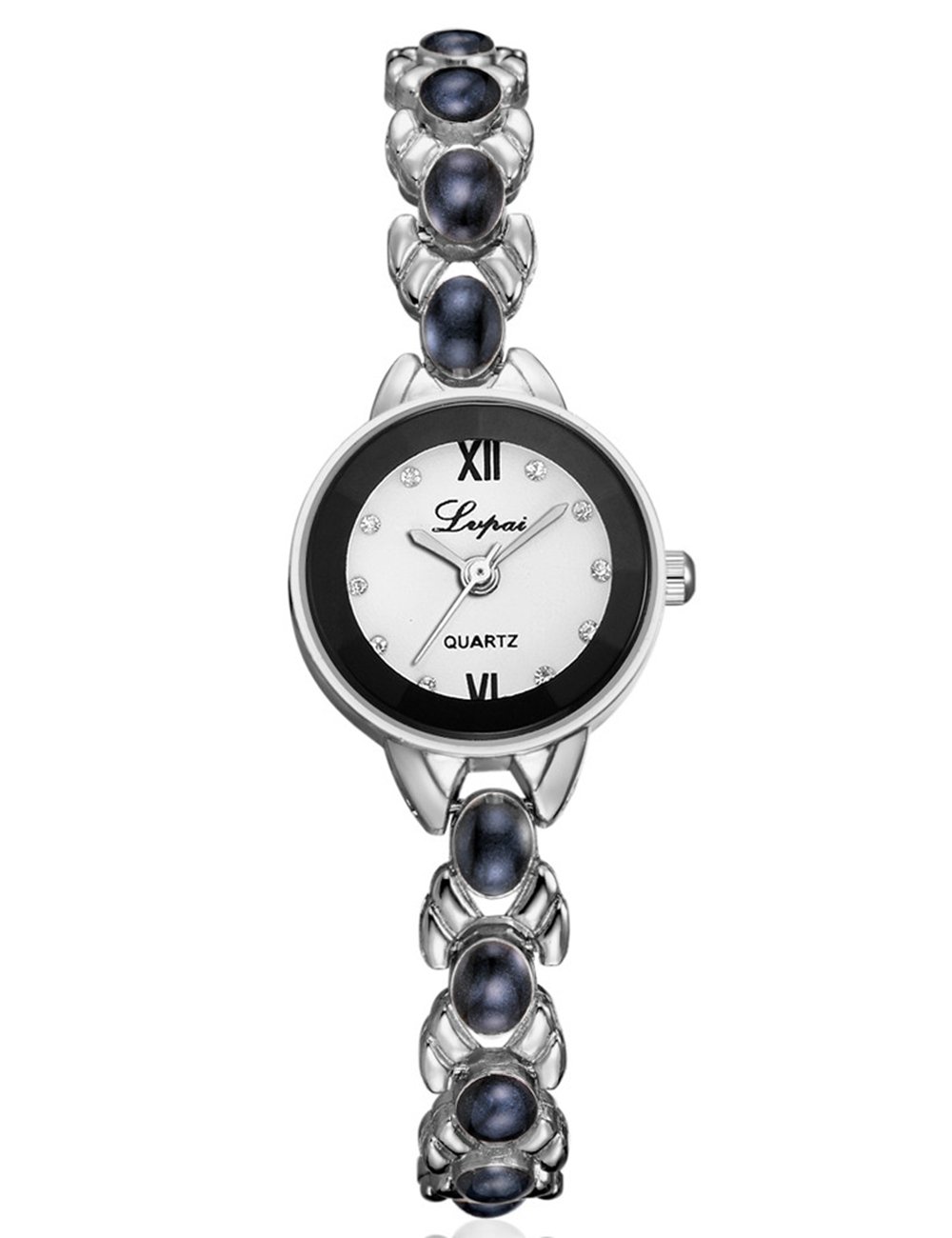 COOKI Women's Quartz Watch - Elegant Crystal Diamond Stainless Steel Watch for Ladies & Girls | Perfect for Office, Party & Daily Wear | A289