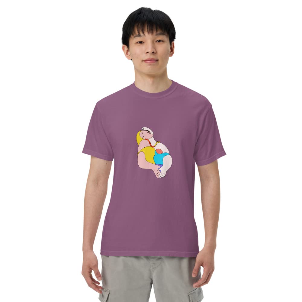 Art Lover Graphic T-Shirts for Men - Heavyweight Cotton Tee Shirts, Trendy Summer Fashion Top for Casual Wear, Street Style & Everyday Outfits