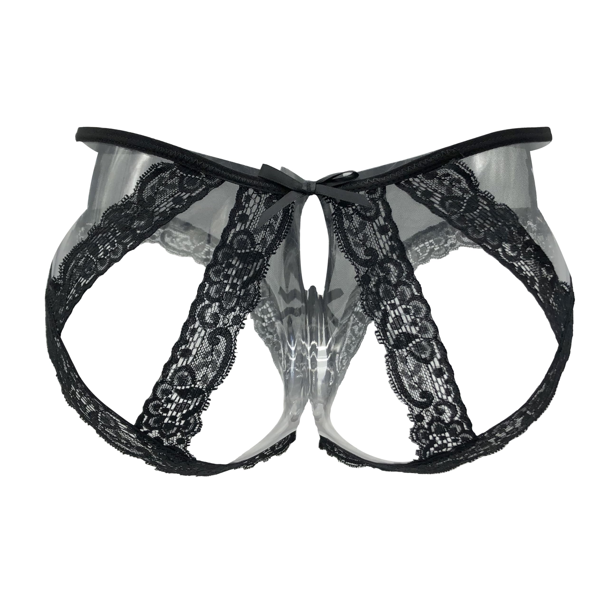 Sexy Women's Lace Briefs with Cage Back Design - Comfortable & Breathable Underwear for Date Night, Boudoir & Special Occasions