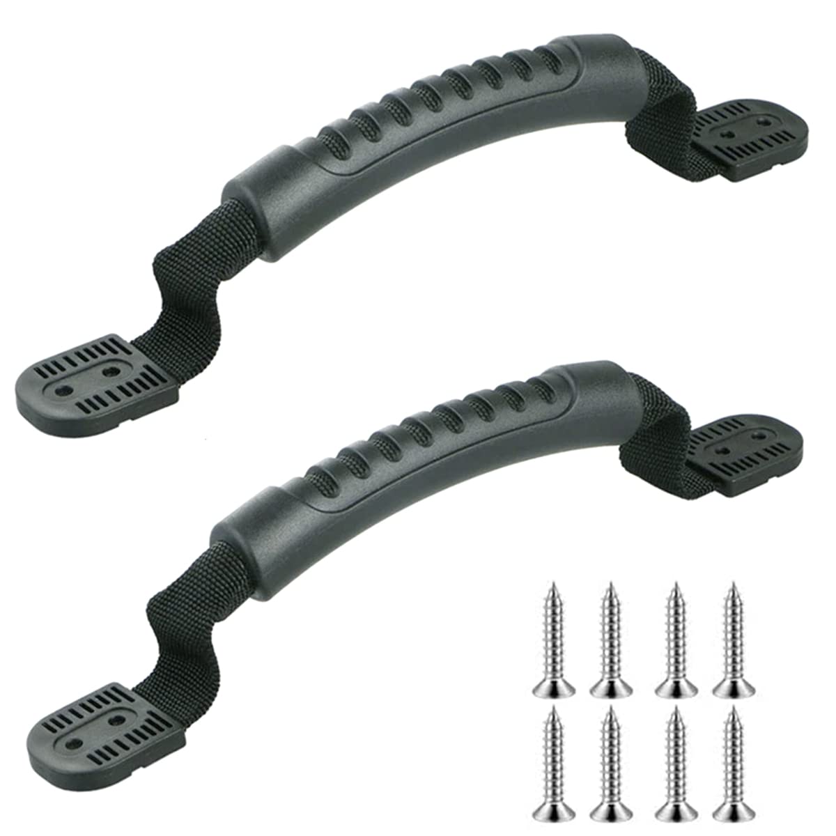 2 Pack Heavy Duty Kayak Carry Handles with Stainless Steel Hardware - Portable Kayak Transport Handles for Canoes & Small Boats - Perfect for Travel, Camping & Water Sports Adventures