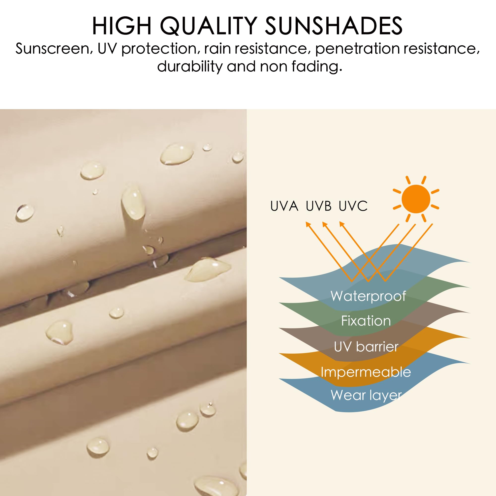 Kozyard Morgan 10' x 10' Beige Retractable Aluminum Pergola with Sun Shade Canopy - Modern Outdoor Patio Shelter for Backyard, Deck, Garden - Perfect for Lounging, Dining & Entertaining Guests