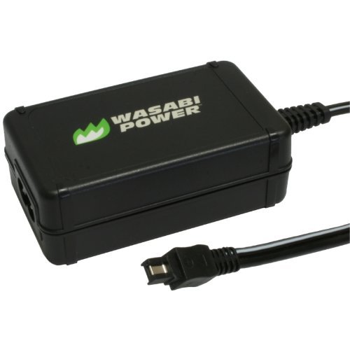 Wasabi Power AC Power Adapter Replacement for Sony HDR-XR350 / HDR-XR350V Camcorder - Compatible Charger for Travel, Home & Studio Use