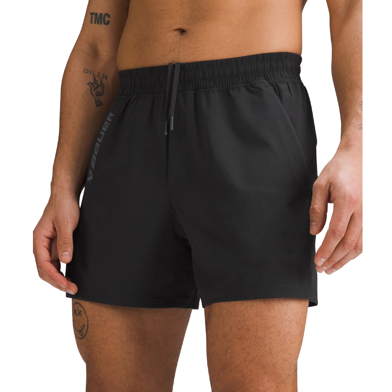 Bauer & lululemon PACEBREAKER 5 Men's Running Shorts - Lightweight Quick-Dry Athletic Shorts for Gym, Jogging & Workouts