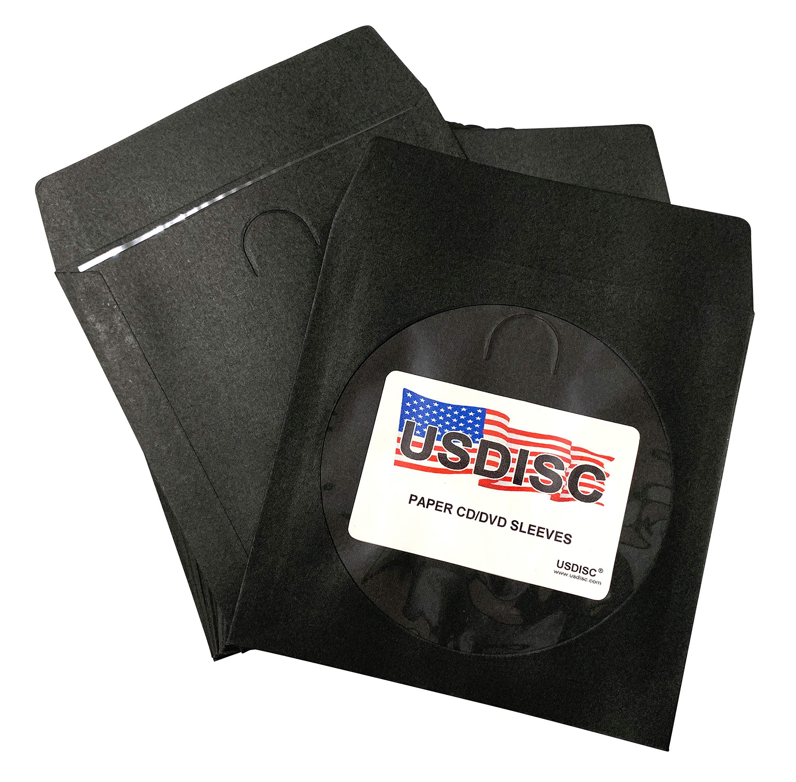2000 Pack Black Window Flap Paper Sleeves 100g - Perfect for Invitations, Business Cards, and Small Gifts Packaging