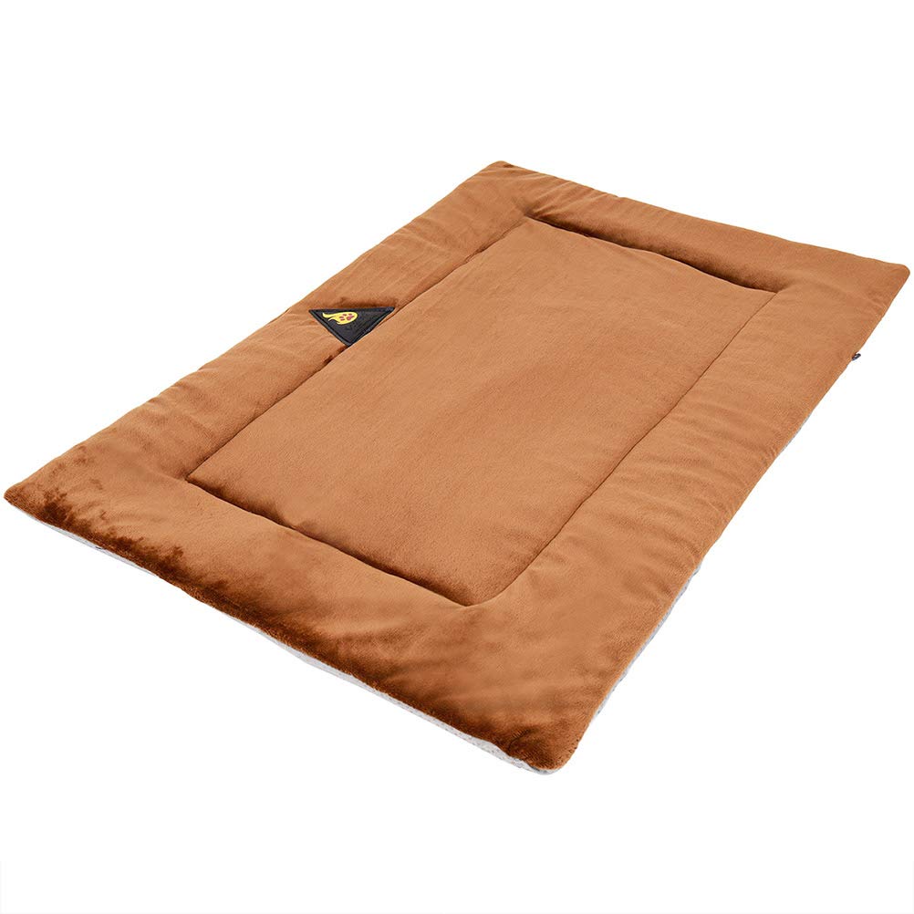 TEHAUX Waterproof Electric Heating Pad for Dogs & Cats - Self-Warming Pet Mat with Glued Cotton, Heated Dog Bed & Cat Bed for Winter - Ideal for Indoor Use, Crate Training, and Arthritis Relief