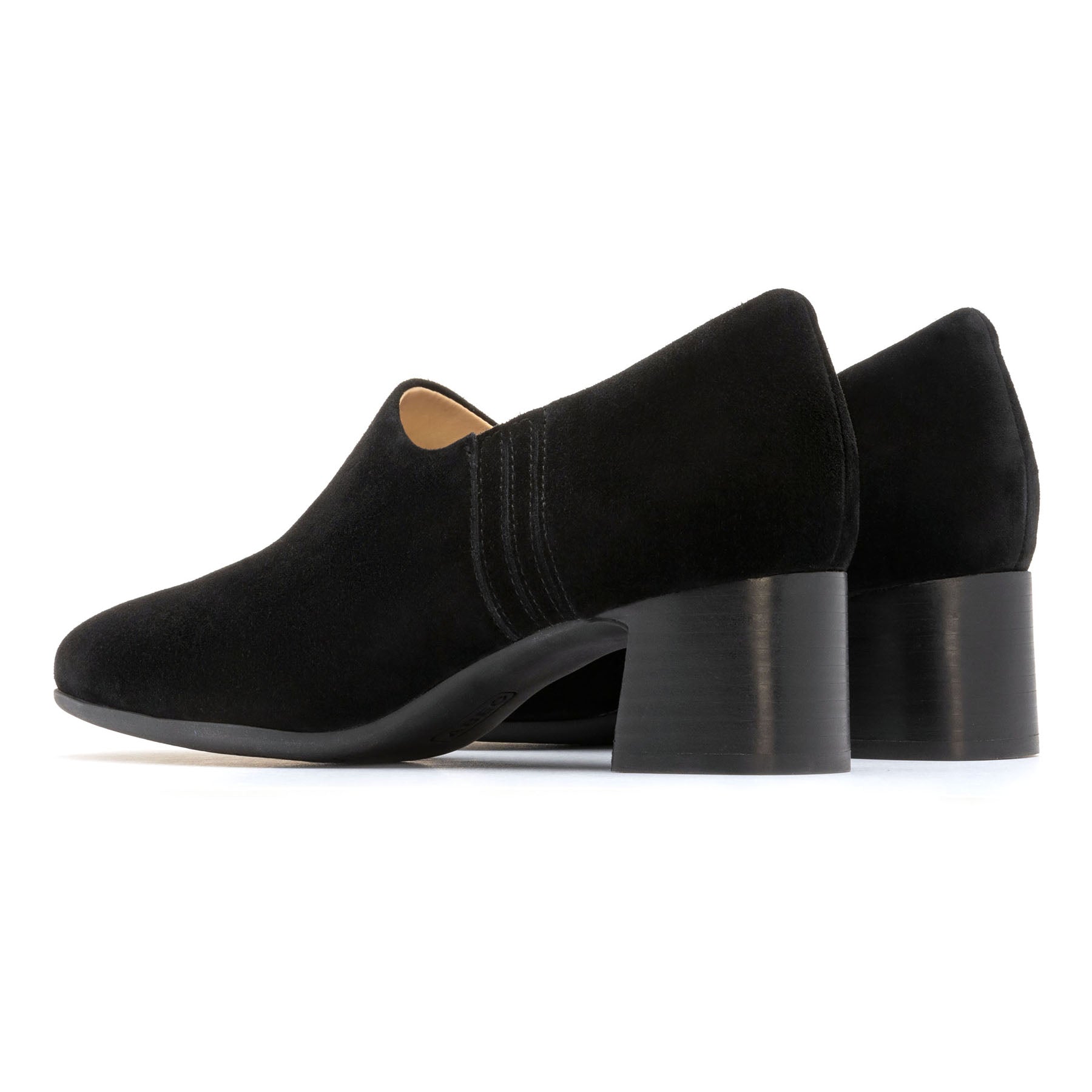 Abeo Avenue Slip On Black Suede Loafers for Men - Comfortable Casual Shoes for Walking, Work & Travel
