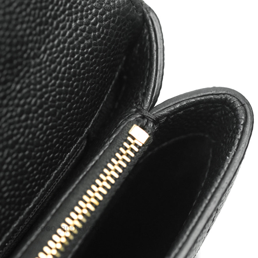 Chanel Chic Affinity Small Grained Calfskin Crossbody Bag in Black with Aged Gold Hardware - Perfect for Everyday Luxury & Evening Events