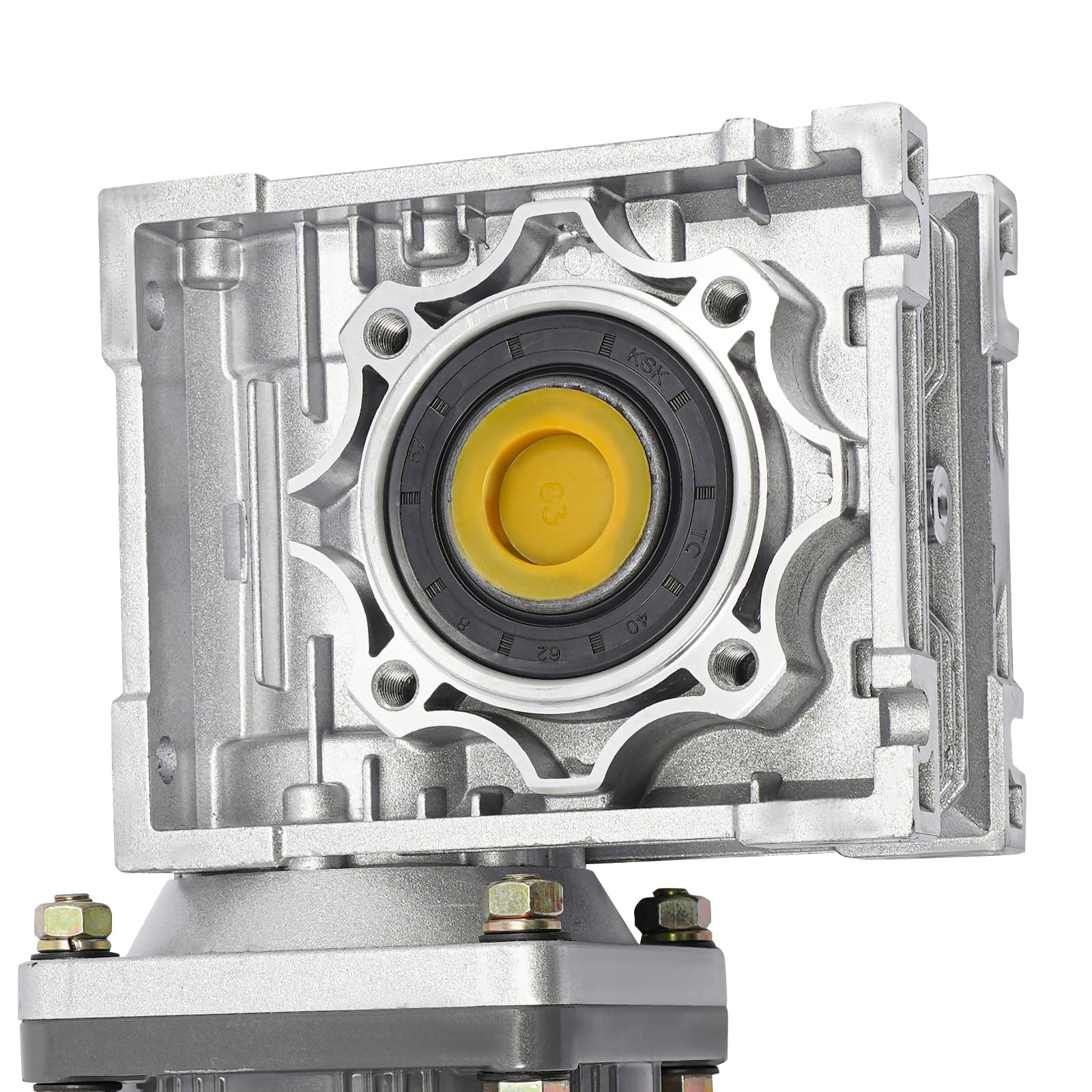 Compact Worm Geared Motor w/Speed Controller for CNC & Milling Machines - Powerful Electric Motor for Mechanical Equipment