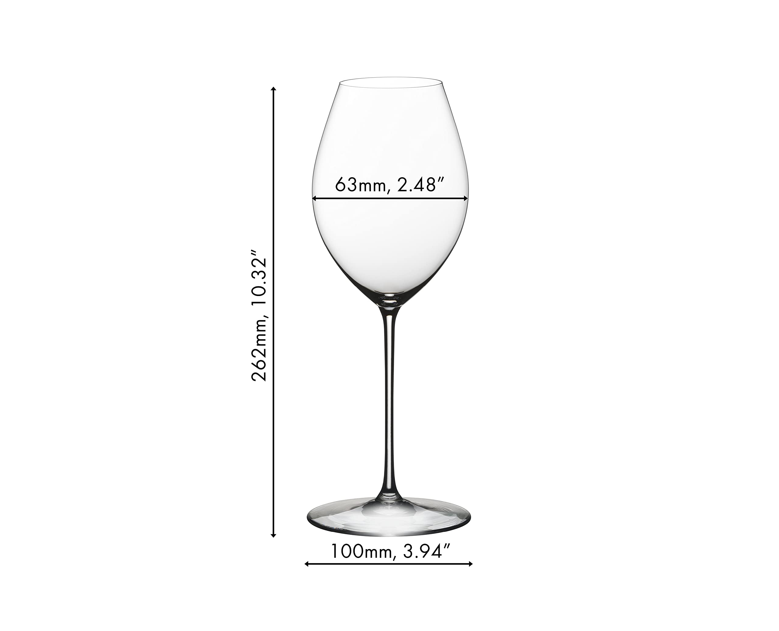 Premium Riedel Superleggero Hermitage/Syrah Wine Glasses - Set of 2, Crystal Clear, Ultra-Light Design for Enhanced Aroma & Taste - Perfect for Red Wine Tasting, Fine Dining & Elegant Home Entertaining