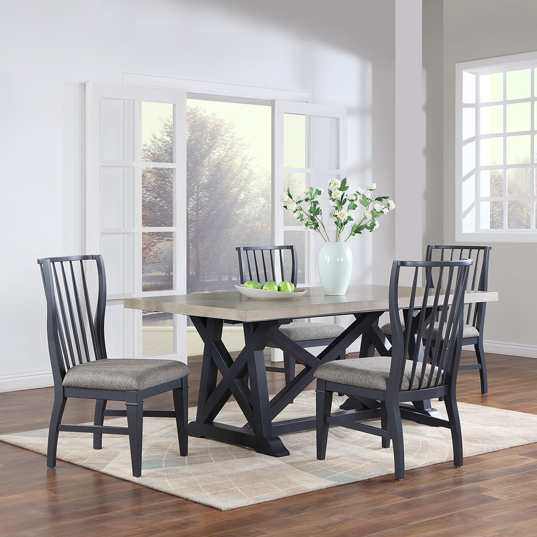 Lawton 5-Piece Dining Set - Modern Kitchen Table & Chairs for Small Spaces | Perfect for Apartments, Breakfast Nooks & Cozy Family Meals