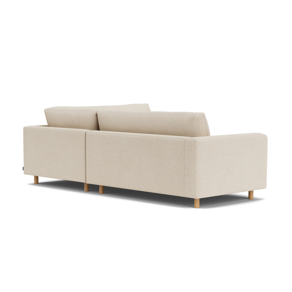 Douglas Boucle Right Corner Sofa - Modern L-Shaped Sectional Couch for Living Room, Lounge & Small Spaces - Soft Upholstered Fabric, Comfortable Seating for Home & Office