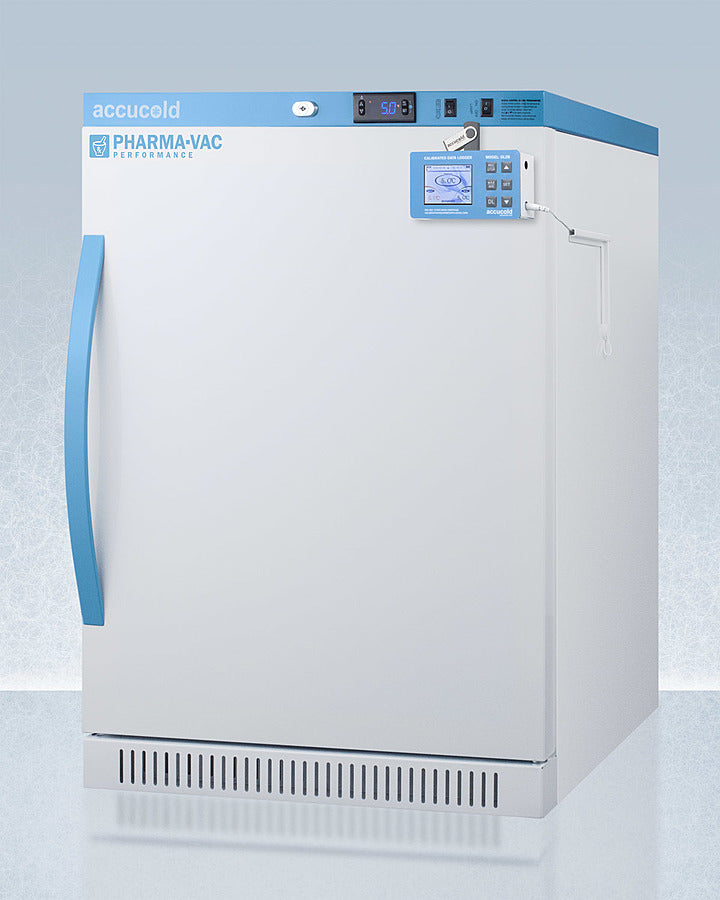 Accucold 6 Cu.Ft. ADA Compliant Vaccine Refrigerator with Digital Temperature Control - Perfect for Medical Clinics, Pharmacies, and Laboratory Storage