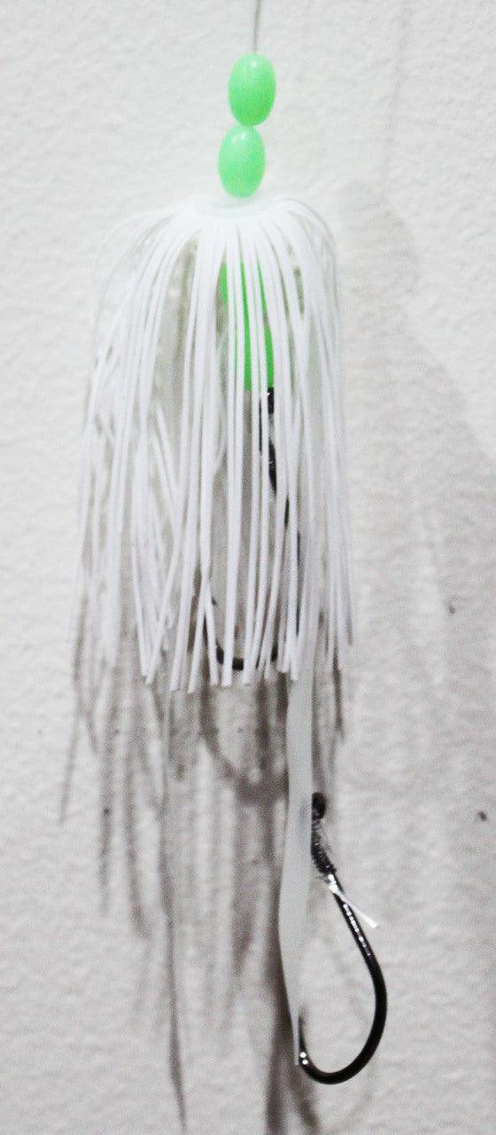 Jigging World Micro Silicone Skirt Tandem Rigs - Soft Lure Fishing Skirts for Bass, Walleye & Saltwater Gamefish - Perfect for Jigging, Trolling & Casting Techniques