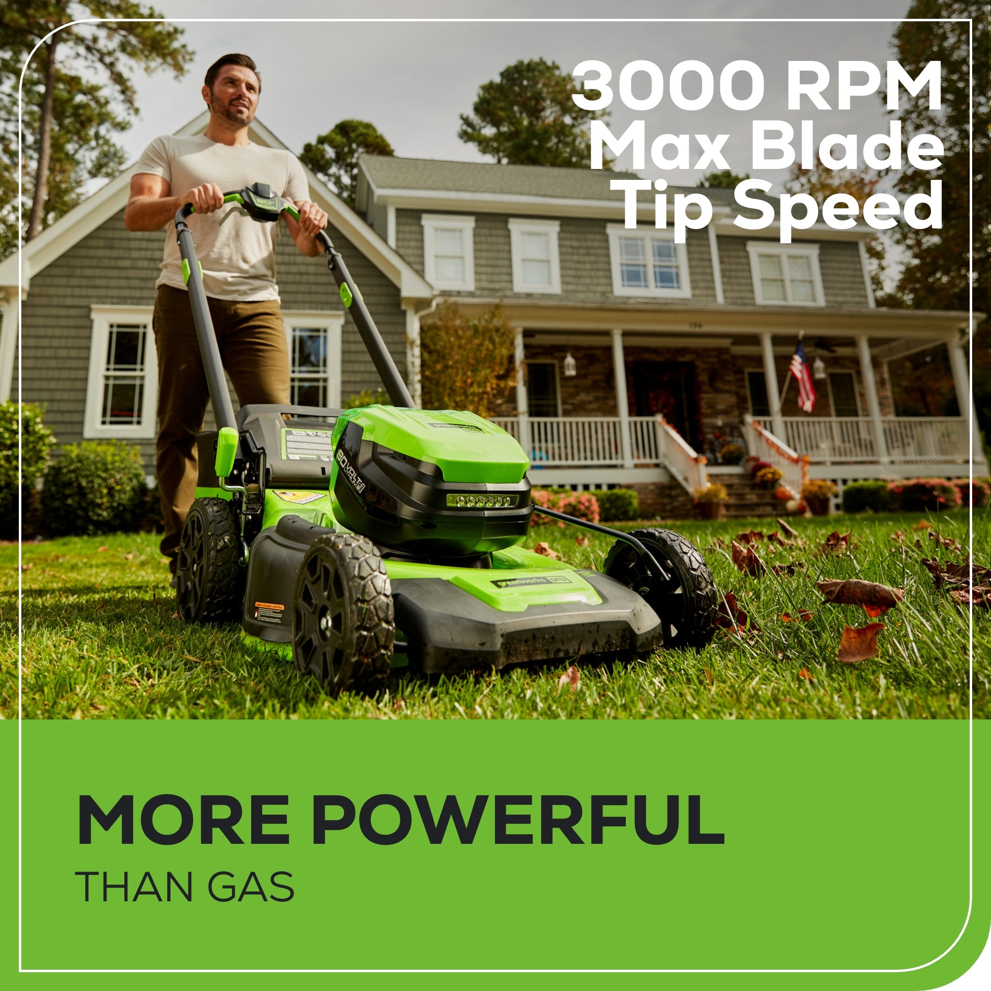 80V 21-Inch Cordless Battery 4-in-1 Self-Propelled Lawn Mower with 5.0Ah Battery & Rapid Charger - Perfect for Large Yards, Landscaping, and Professional Lawn Care
