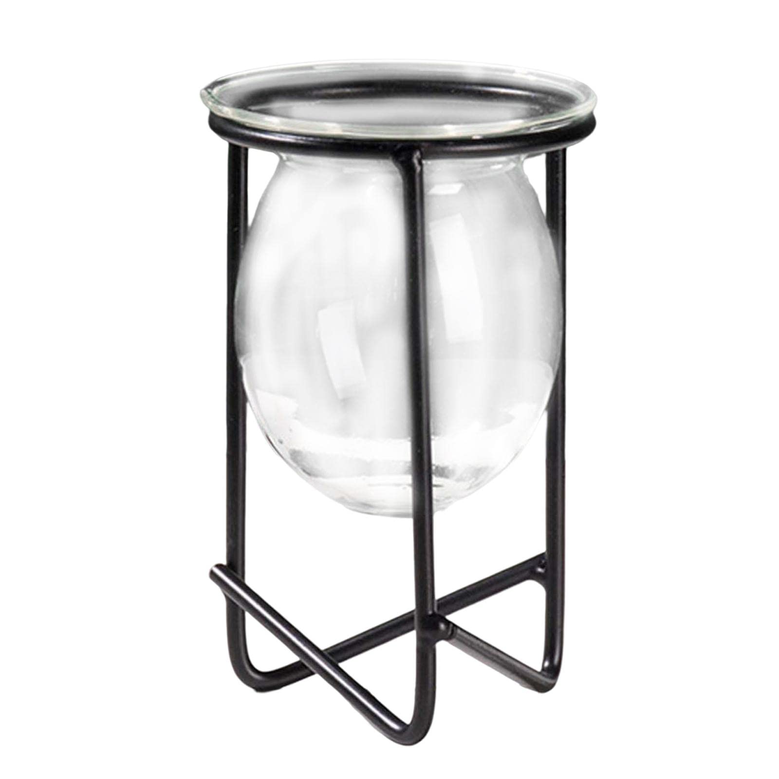 Nordic Style Metal Stand Flower Vase - Modern Geometric Terrarium Planter for Succulents & Air Plants | Elegant Home & Office Decor for Living Room, Bedroom, Desk & Wedding Centerpieces